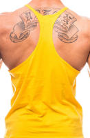 Muscleguys Mens Fitness Bodybuilding Graphic Design Y Back Summer Fashion Casual Bodybuilding Sleeveless Shirt - details 23