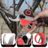 Tijeras de podar eléctricas sin escobillas ONEVAN de 30 mm, 4 velocidades, inalámbricas, recargables, herramienta de podar ramas de árboles para batería de 21 V y 18 V - details 6
