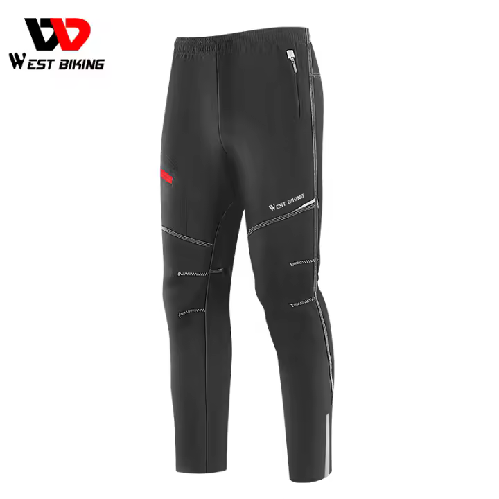 WEST BIKING-Conjunto de ciclismo térmico para hombre, chaqueta de invierno, pantalones, traje deportivo para exteriores, resistente al viento, ropa deportiva para bicicleta de montaña y carretera - 1