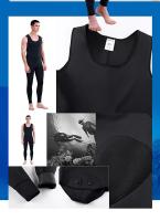 Traje de neopreno de 3MM para hombre, conjunto de dos piezas que mantiene el calor y el frío, adecuado para nadar, bucear, surf, kayak - details 1