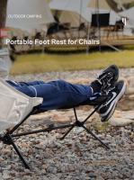 Reposapiés para acampar, para actividades al aire libre, pesca, picnic, senderismo, silla plegable ligera con bolsa de transporte - details 8