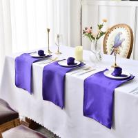 Servilleta cuadrada de satén de 12 Uds., servilleta de cóctel de 12x12 pulgadas para fiesta, boda, cumpleaños, decoración de banquete, servilletas de mesa suaves lavables - details 7