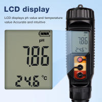 Medidor de PH Digital LCD para alimentos, probador de acidez de masa de suelo portátil, precisión de 0,00-14,00, pluma de prueba de PH del suelo para fruta, queso, carne y piel - details 6