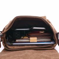 Bolsas de mensajero Retro para hombre, bolsos de lona vintage, bolso de viaje para el trabajo y ocio, bolsos cruzados de negocios, maletín - details 8