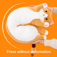 Cojín decorativo de felpa para niños, cojín de asiento de felpa larga con diseño de gato lindo para dormir, ideal para cumpleaños - details 8