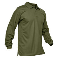 MAGCOMSEN men's polo shirt quick dry long sleeve tactical shirts pique jersey golf tops - details 10