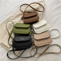 Bolso de hombro con solapa para mujer, bandolera de cuero PU, Estilo Vintage, cuadrado, pequeño - details 16