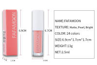Sombra de Ojos Líquida Brillante Monocromática Barra de Maquillaje de Lentejuelas Doradas y Moradas para Realzar la Piel Impermeable y Brillante - details 8