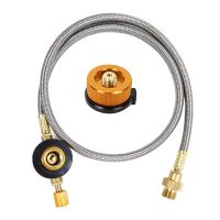 Convertidor de estufa tipo split para exteriores, adaptador de gas butano, accesorios para equipos de camping y picnic - details 6