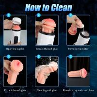 Control por APP Masturbadores Masculinos Inteligentes Automáticos Copa 10 Vibraciones Succión Canal Texturizado 3D TPE Vibración Juguetes Sexuales para Adultos para Hombres - details 8