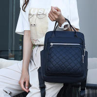 Mochila Oxford impermeable para mujer, bolso de hombro de viaje, Mochila escolar para chicas adolescentes, Color sólido - details 6