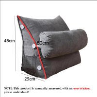 Cojín Triangular para Cama NUREST Silla de Lectura para Sala de Estar Cojín de Algodón PP con Peluche Corto para Decoración Doméstica - details 1