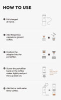 Cafetera eléctrica portátil Compatible con Nespresso, cápsulas originales y café molido para viajes y Camping - details 12