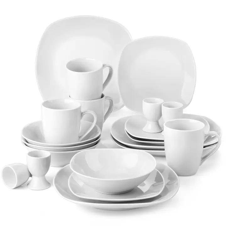 Elisa-Juego de vajilla de porcelana para 4 personas, 20 piezas - 1