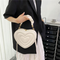Bolsos de Hombro de Moda para Verano en Forma de Corazón para Mujeres Bolsos Bandolera de Cuero PU Vintage Casual Bolsos de Mano con Forro de Poliéster - details 5