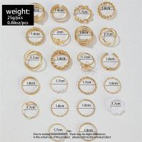 Juego de Anillos Geométricos Bohemios 30 Piezas de Oro y Plata para Uñas - details 11