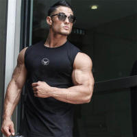 Men's Loose Fitting Basketball Sleeveless T-shirt Fitness Sports Running Tank Top - details 3