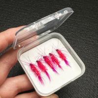 5/10 señuelos de pesca con mosca/ganchos moscas húmedas Bionics Mayfly seca cebo artificial moscas atadas a mano pesca para trucha, lubina y salmón para pescar en ríos lagos con caja - details 5