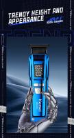 Kemei-cortadora de pelo profesional, juego de cortadora de pelo inalámbrica, cortador de pelo eléctrico, Máquina para cortar cabello recargable, Motor sin escobillas - details 2