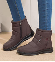 Women Boots 2021 New Winter Shoes For Women Snow Boots Low Heels Botas Mujer Keep Warm Waterproof Ankle Boots Winter Botte Femme - details 8
