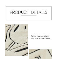 Limpiar toallas de mano, engrosamiento doméstico de doble capa, tela de mano absorbente de agua de secado rápido, toallitas de mano creativas - details 17