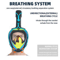 Máscara de buceo de cara completa, gafas antivaho, Anti-UV, soporte de cámara, bajo el agua, Campo Amplio, natación de esnórquel, nueva - details 2