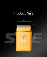 Kemei-Afeitadora de lámina única para hombre, afeitadora inalámbrica potente con USB-C, tamaño Mini, para viaje, profesional, portátil, recortadora de barba - details 7