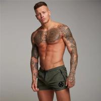 Men's Summer Sweat Running Gym Fitness Shorts Fashion Daily Slim Shorts Bodybuilding Short Pants Printed Beach Short for Men - details 3