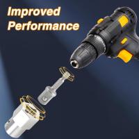 Adaptador de taladro inalámbrico con manivela para gato de remolque de viento superior con broca adaptadora de enchufe de 1/2 pulgada - details 5