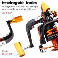 Carrete de Pesca JOSBY Mejor Líder 5.2:1 Carrete de Atrapa Carrete de Metal para Pesca en Agua Salada Ideal para Pesca de Carpa - details 6
