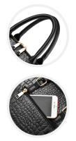 Bolso de mano Retro de piel sintética para mujer, bandolera de hombro con borla de diseñador, informal, de lujo - details 21