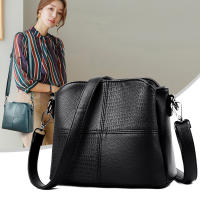 Bolso de hombro de hilo bordado para mujer, bolso cruzado de cuero PU, bolso de mensajero informal, para teléfono monedero, moda - details 6