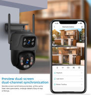 Cámara de Seguridad IP KERUI 6MP HD PTZ Visión Nocturna Infrarroja Control de Aplicación - details 3