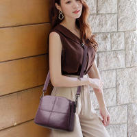 Bolso cruzado de diseño Retro para mujer, bolsos de hombro de cubo de cuero PU, bolsos pequeños de tendencia de calidad - details 8