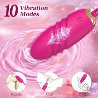 Aplicación Bluetooth Vibratign Egg Vibrador de punto G para mujeres Consoladores telescópicos Estimulador de clítoris Vagina Love Egg Bragas Juguetes sexuales Modo pareja - details 7