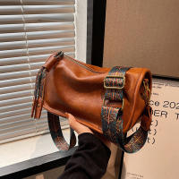 Bolso cruzado Vintage para mujer, bandolera pequeña de cuero PU con diseño de lujo y almohada, a la moda - details 24