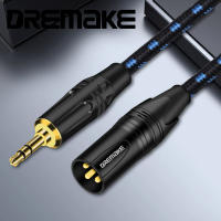Cable de audio auxiliar DREMAKE XLR a 3.5mm desequilibrado, adaptador de 3.5mm (1/8 pulgadas) macho a XLR macho de 3 pines, cable de audio para PC, teléfonos y amplificadores. - details 8