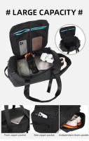 Bolsa de lona de viaje para gimnasio con bolsillo para zapatos, bolsos de hombro para entrenamiento deportivo al aire libre, Yoga, almacenamiento grande, mochila de viaje de negocios para ordenador portátil - details 3