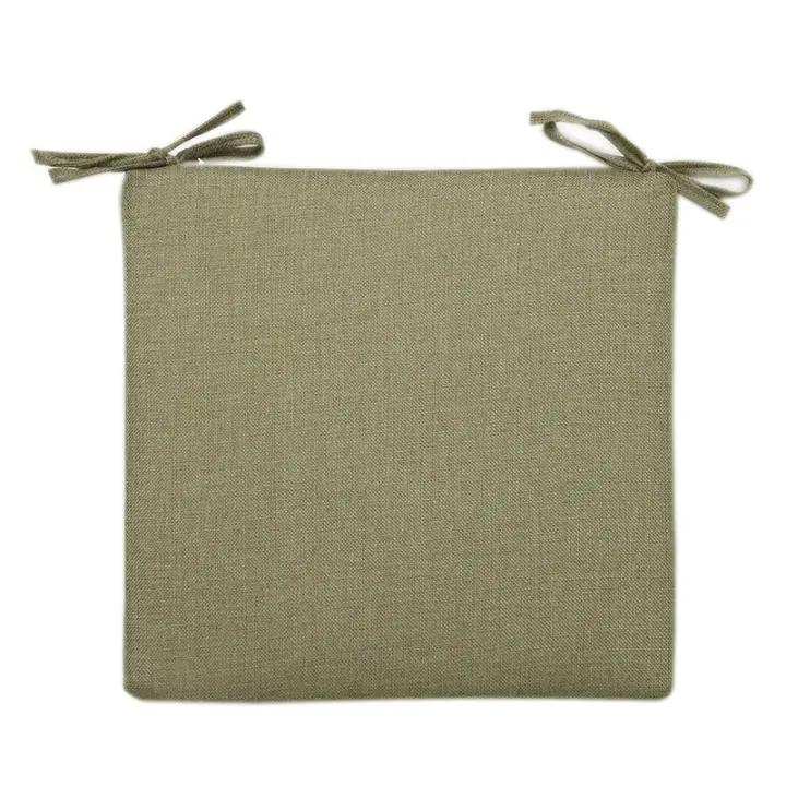 Square Chair Pad Cotton Linen Seat Cushion For Dining Patio Home Sofa Balcony Office Indoor Outdoor Garden bench Sitting Cushion - 1