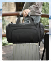 Bolsa de gimnasio para Fitness con bolsillo para zapatos, entrenamiento deportivo, equipaje de corta distancia, bolsos de hombro, bolsa de viaje grande seca y húmeda para viajes al aire libre - details 5