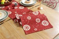 Corredores de mesa de Feliz Año Nuevo, decoraciones navideñas para el hogar, fiesta, árbol de Navidad, copo de nieve impreso, decoración de otoño, 2024 - details 8