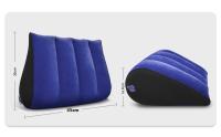 Almohada inflable plegable de PVC flocado, almohada de cuña inflable, ayuda sexual, posiciones de soporte, cojín de aire, almohada Triangular, juego sexual erótico para cama nocturna para adultos - details 3