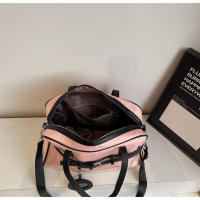 Bolsa de gimnasio para Fitness, bolso de hombro tipo bandolera portátil multifuncional para viajes al aire libre de gran capacidad, viaje de corta distancia - details 10
