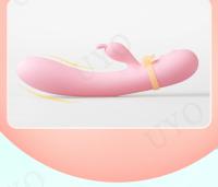 Vibrador para mujer juguete sexual conejo de silicona vibrador USB recargable impermeable estimulador del punto G estimulador del clítoris UYO - details 10