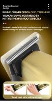 Kemei-cortadora de pelo profesional inalámbrica para hombre, cortadora de pelo con cuchilla en T de alto Torque y cero huecos, acabado cerrado de peluquero - details 2