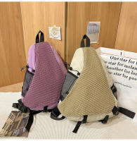 Bolso de hombro con eslinga para gimnasio y motocicleta, gran capacidad, para viajes al aire libre, ciclismo, Camping, bolsa triangular para el pecho, paquete divertido para ordenador portátil - details 10