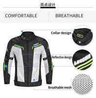 LYSCHY Chaqueta de Moto para Hombre Ropa Transpirable de Malla de Verano Moto Motocicleta Motocross Chaqueta de Carreras Reflectante Protector CE/EVA Ropa Anticaída - details 6