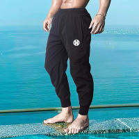 High Quality Men Bodybuilding Fitness Sweatpants Outdoor Casual Training Sport Long Pants Jogging Workout Quick Dry Trousers - details 3