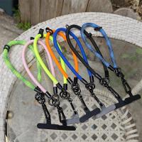 Correas portátiles para muñeca de teléfono móvil, cordón anticaída colorido de nailon con lengüetas de sujeción, Clip de cable colgante desmontable para teléfono móvil - details 2