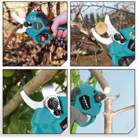 YOFIDRA Tijeras de podar eléctricas sin escobillas de 32 mm, 2 velocidades, inalámbricas, para árboles frutales, bonsáis, tijeras eléctricas para batería de 21 V y 18 V - details 9
